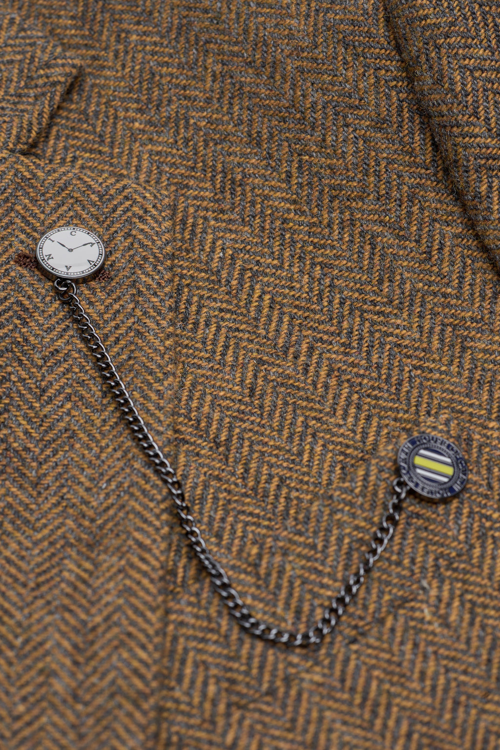 Bruin met Tweed Herenpak