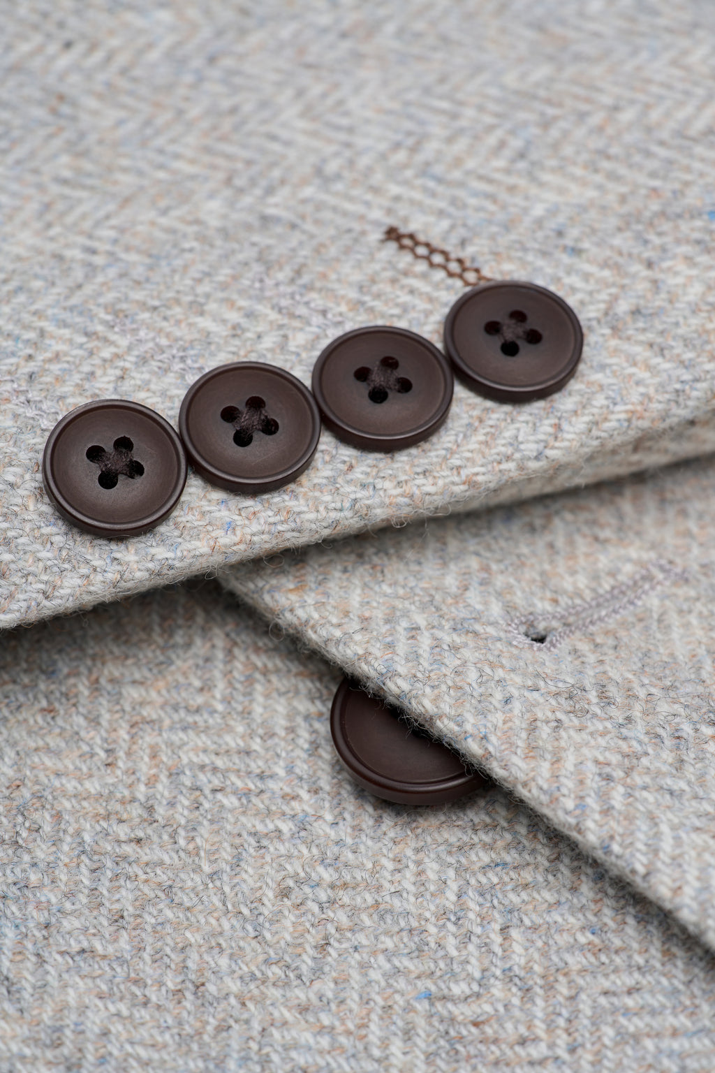 Parelmoer Grijs met Tweed Herenpak