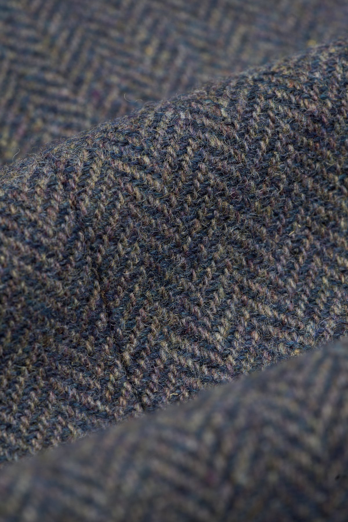Grijsblauw Tweed cap