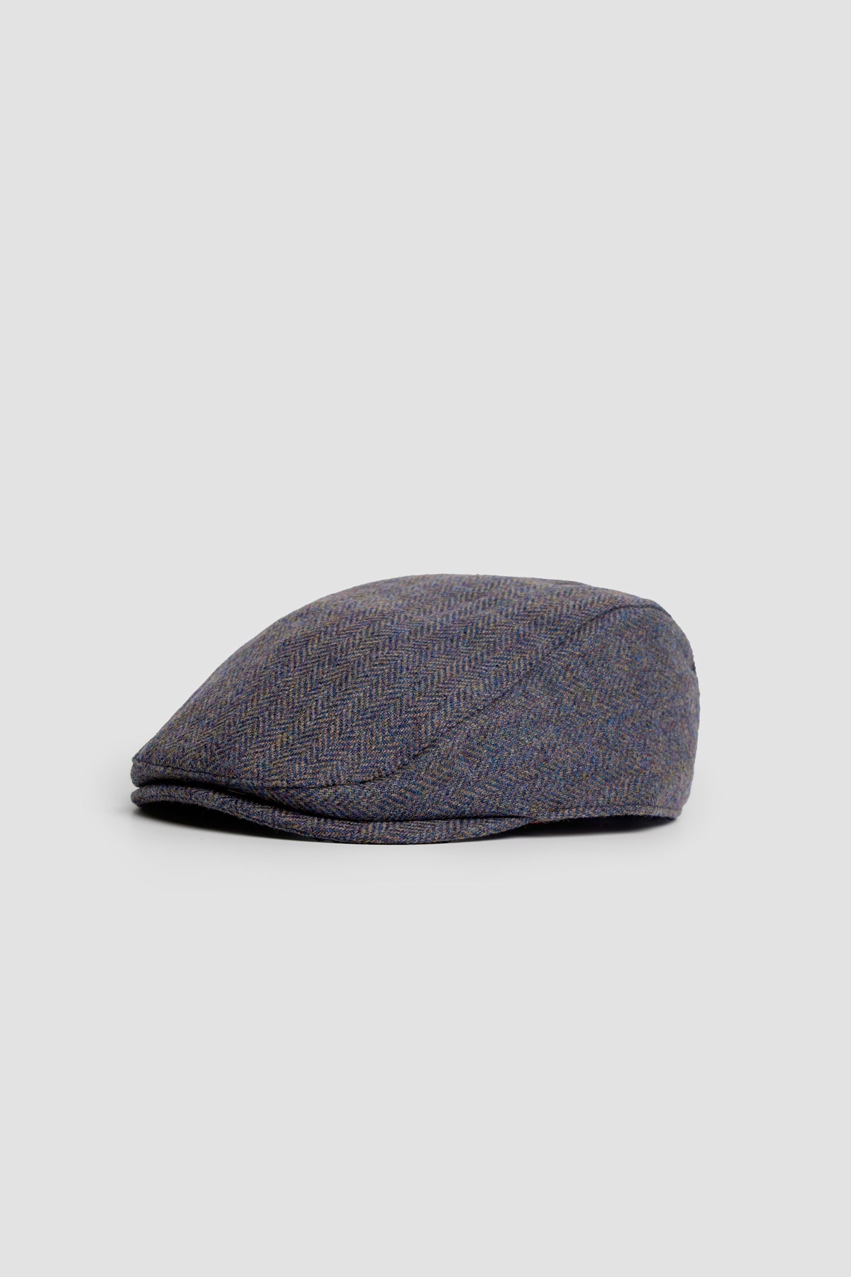 Grijsblauw Tweed cap